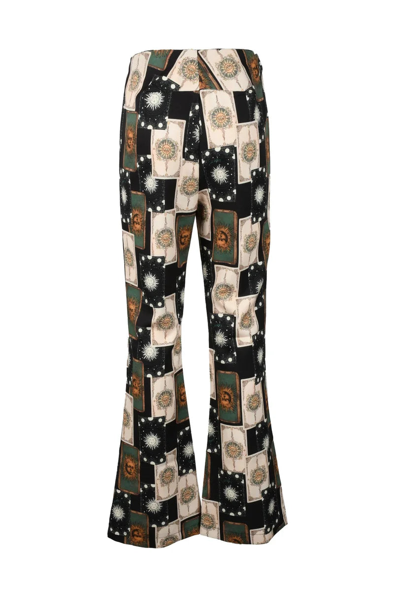 Il The Delle 5 Pantaloni Poliestere Stretch - Nero