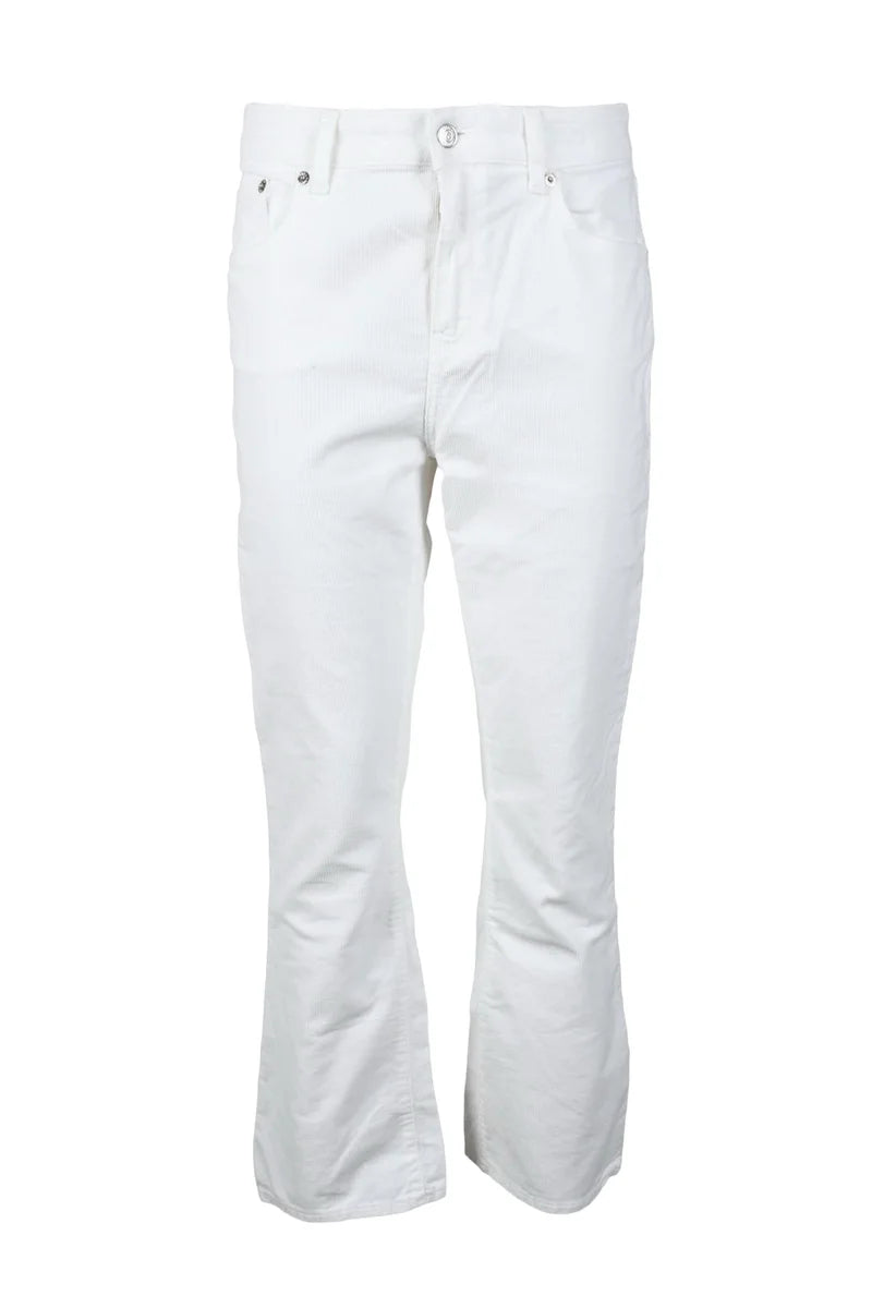 Department 5 Pantalone Cotone Stretch - Bianco