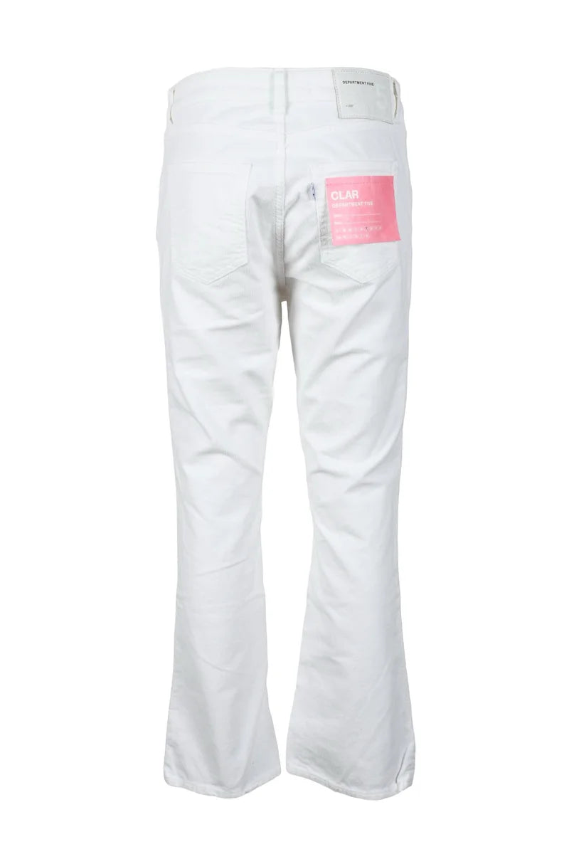 Department 5 Pantalone Cotone Stretch - Bianco