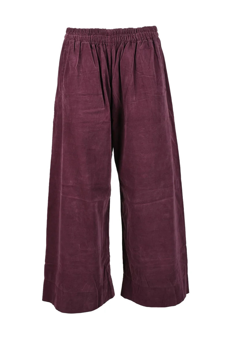 Another Label Pantaloni Cotone Stretch - Rosso