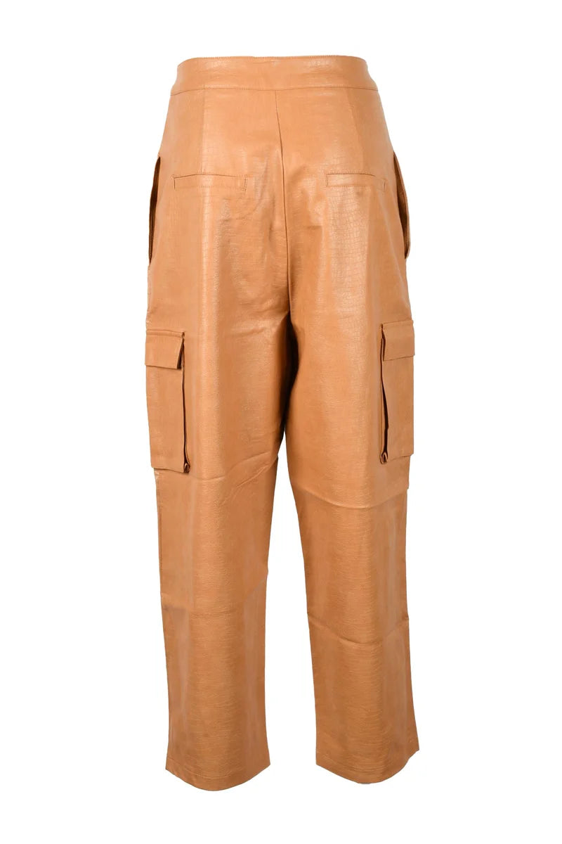 Ghospell Pantaloni Viscosa Poliuretanica - Beige
