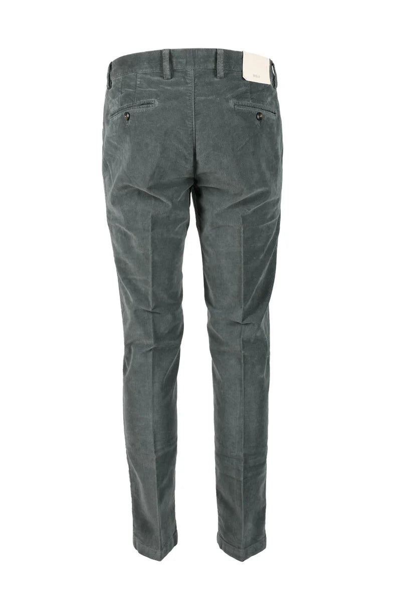 Briglia 1949 Pantaloni Cotone Stretch - Blu