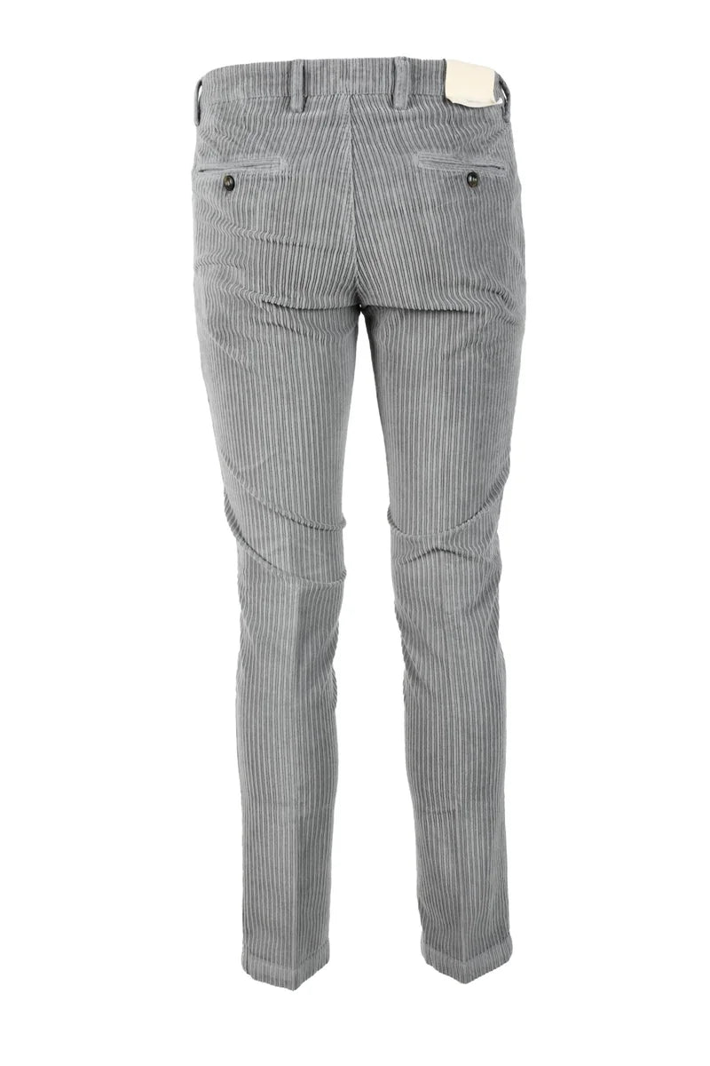 Briglia 1949 Pantaloni Cotone Stretch - Grigio