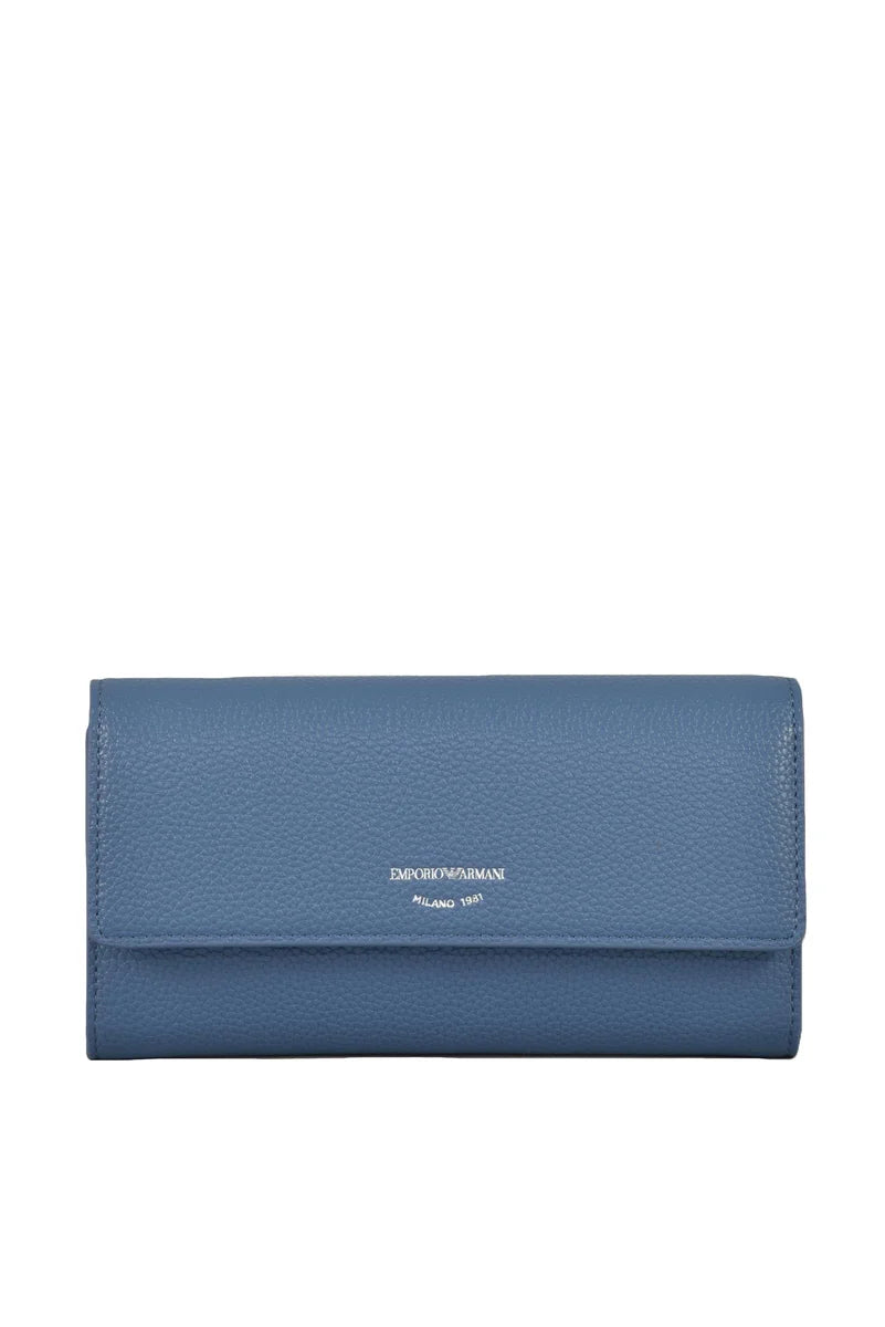 Emporio Armani Portafoglio Pelle - Blu