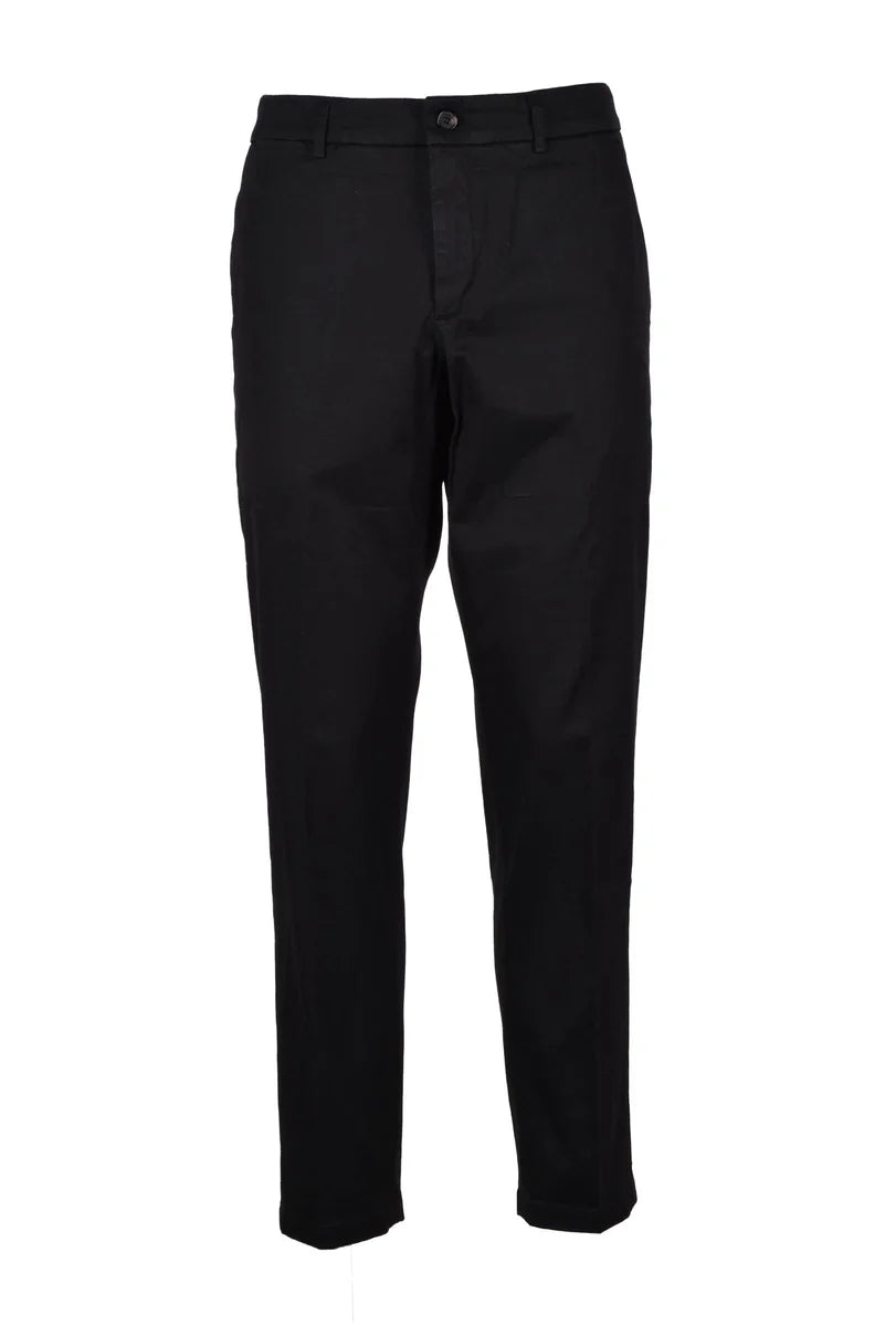 Department 5 Pantalone Cotone Gomma - Nero
