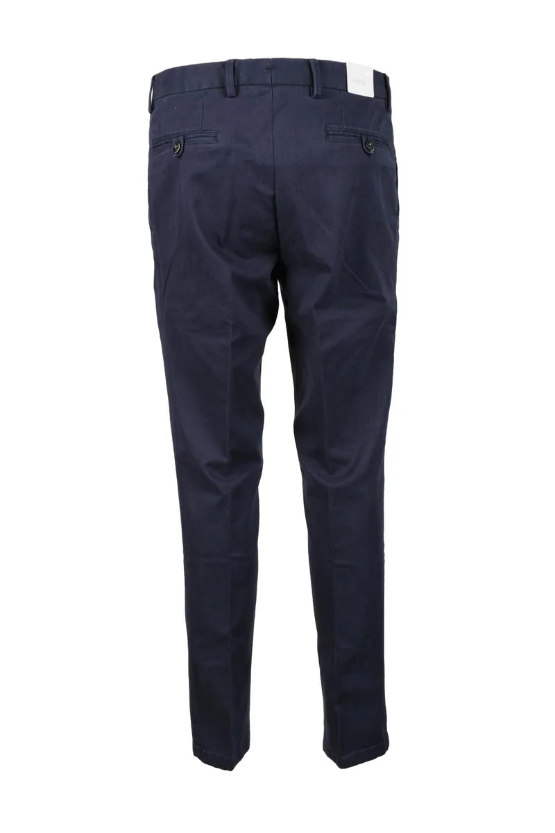 Lebole Pantalone Cotone Stretch - Blu
