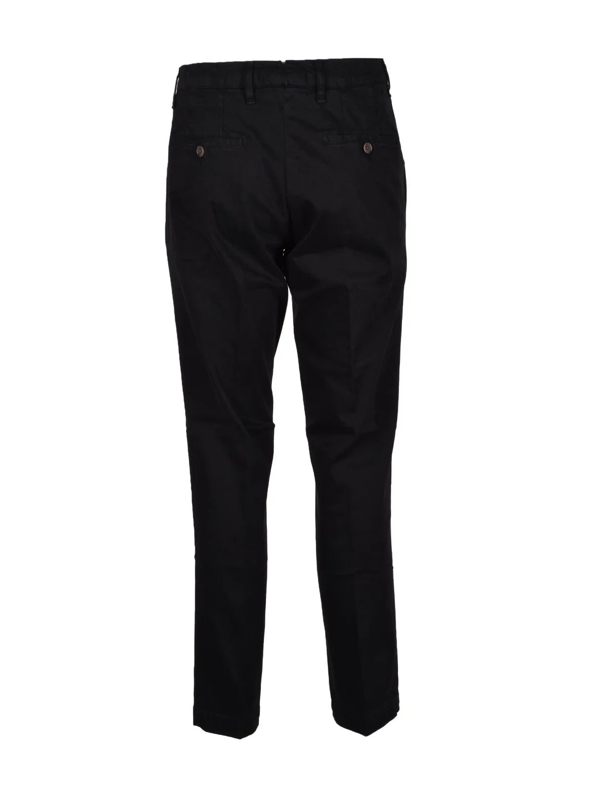 Myths Pantaloni in Cotone Stretch - Nero