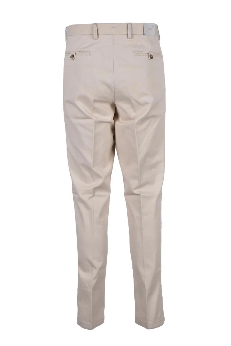 Lebole Pantalone Cotone Stretch - Beige