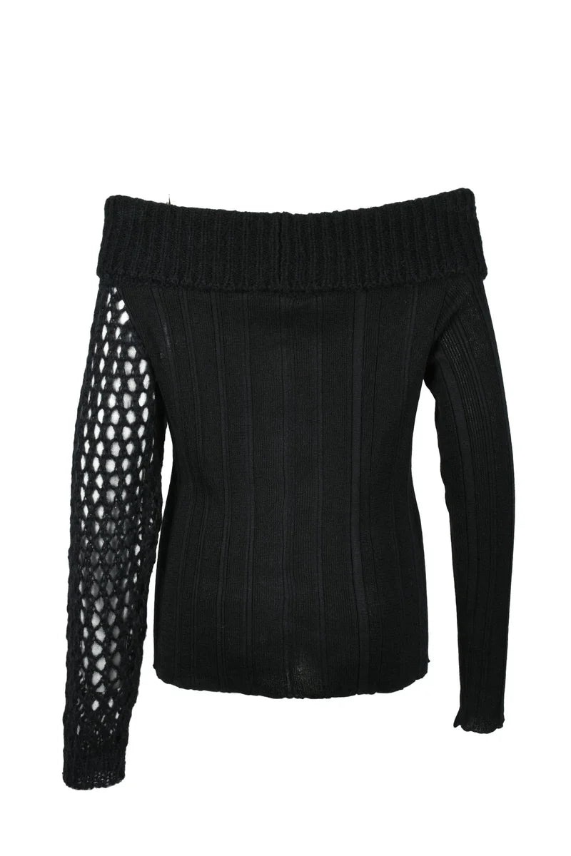 Virginia Bizzi Maglia Lana Merino Cashmere - Nero