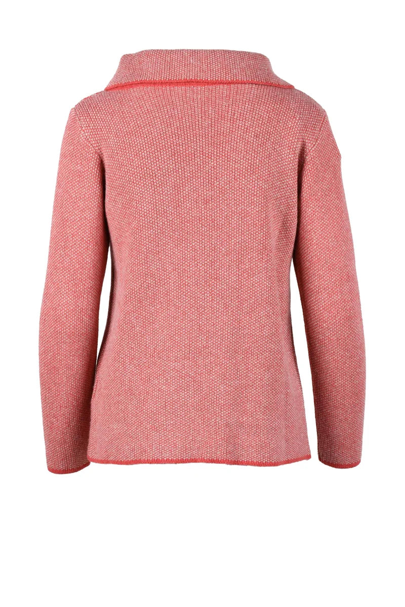 Spadalonga Giacca Misto Lana - Rosso