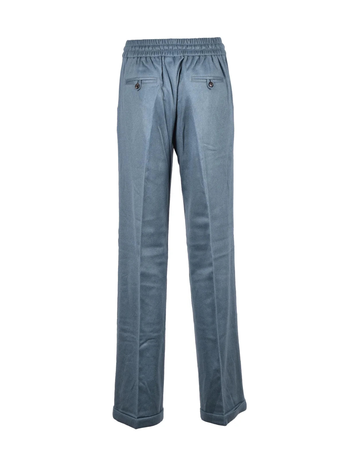 Kiton Pantalone Cashmere Stretch - Verde Salvia