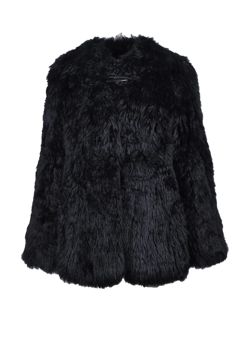 We11done Pelliccia Cashmere Capra - Nero