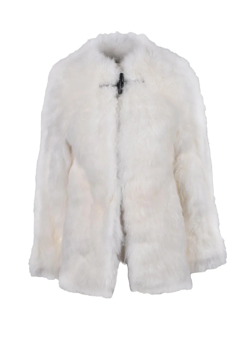 We11done Pelliccia Cashmere Capra - Bianco