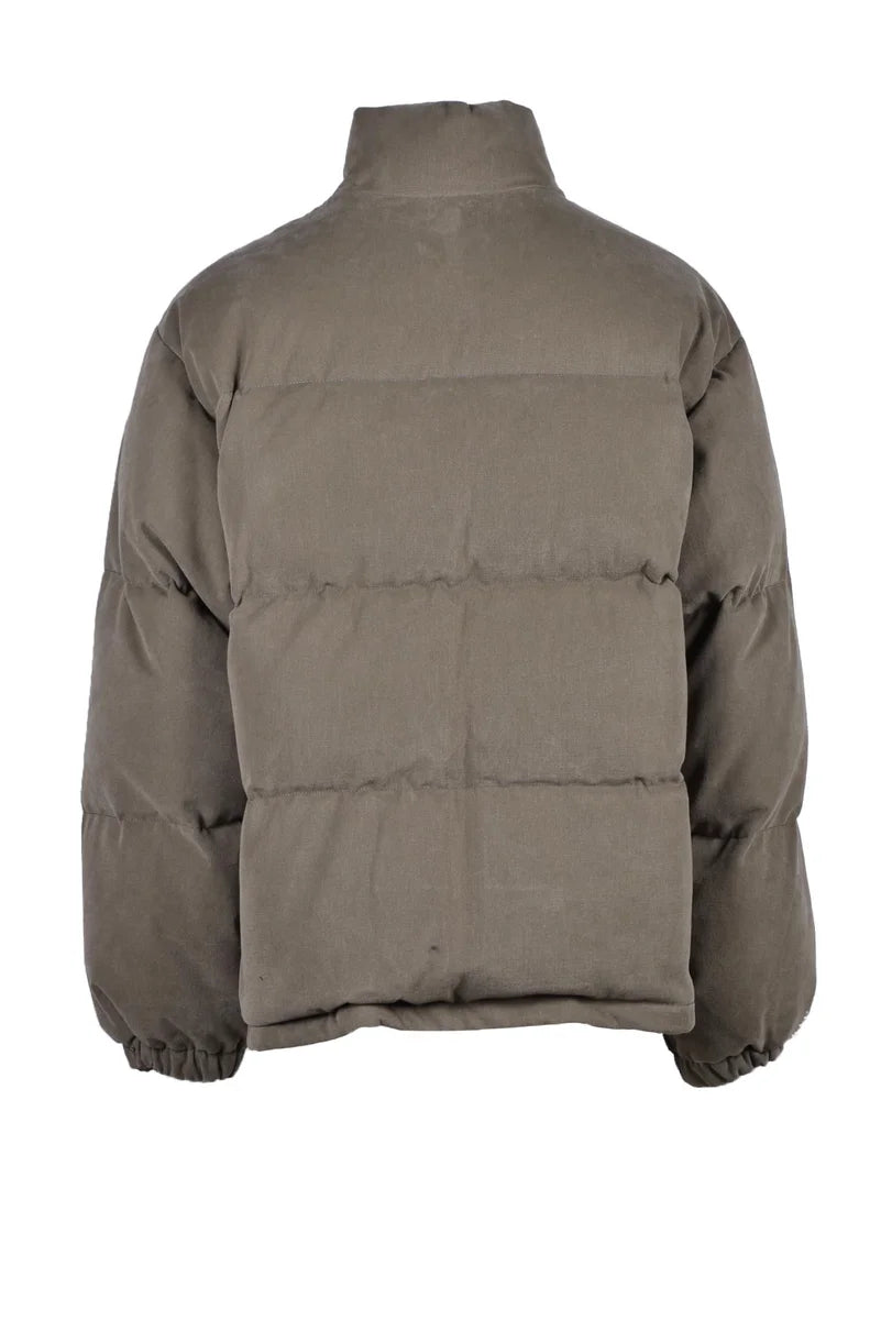 We11done Piumino Tela Vintage - Khaki