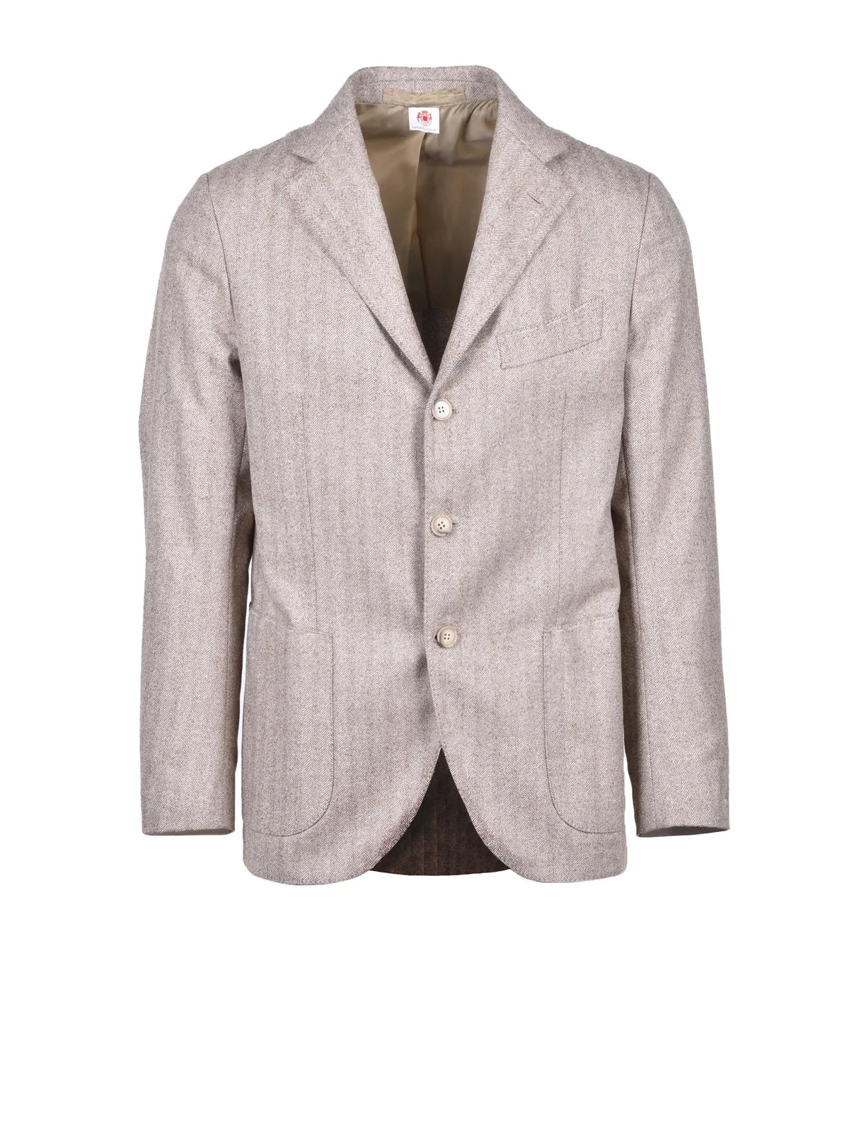 Luigi Borrelli Napoli Giacca Lana Vergine - Marrone