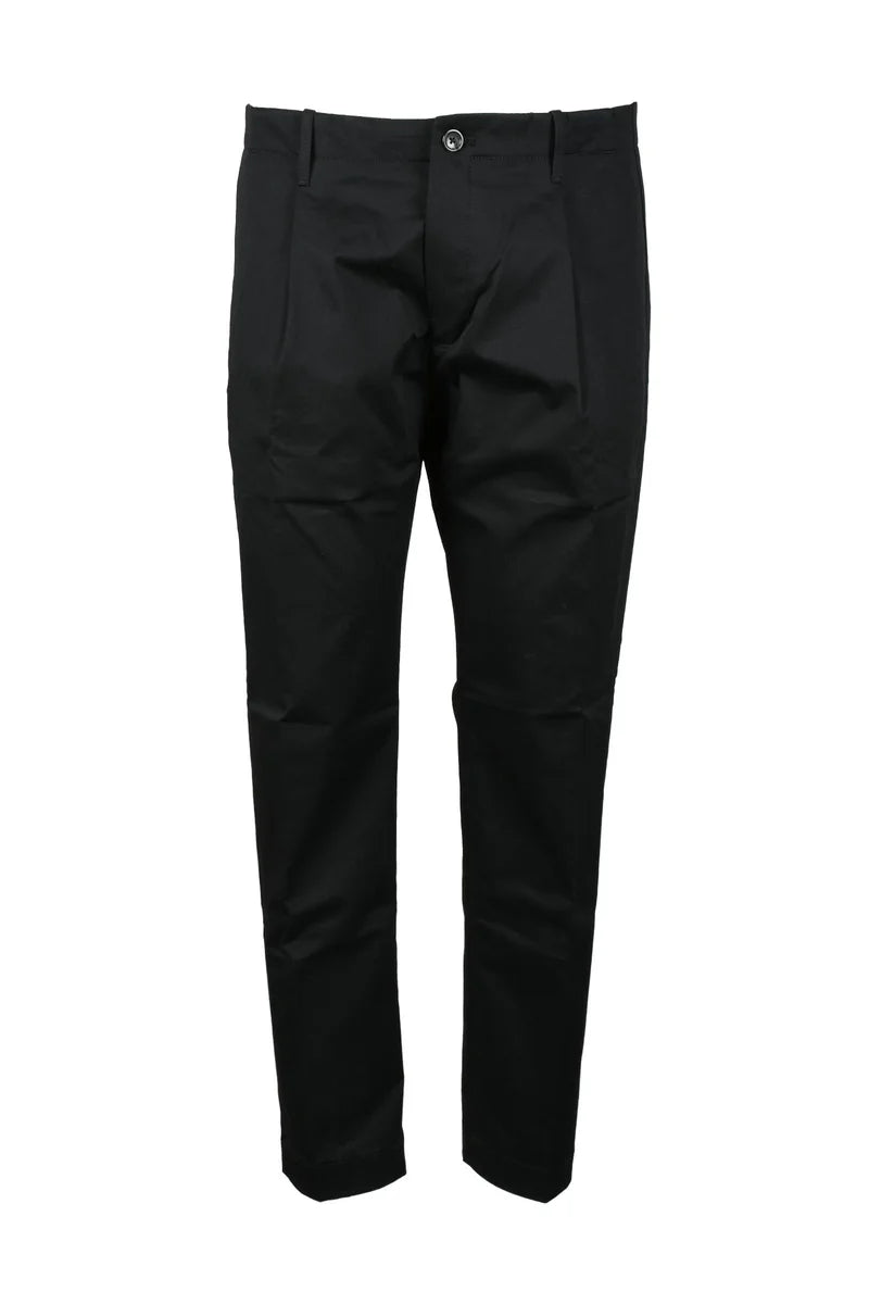 Nine:inthe:morning Pantaloni Cotone Stretch - Nero
