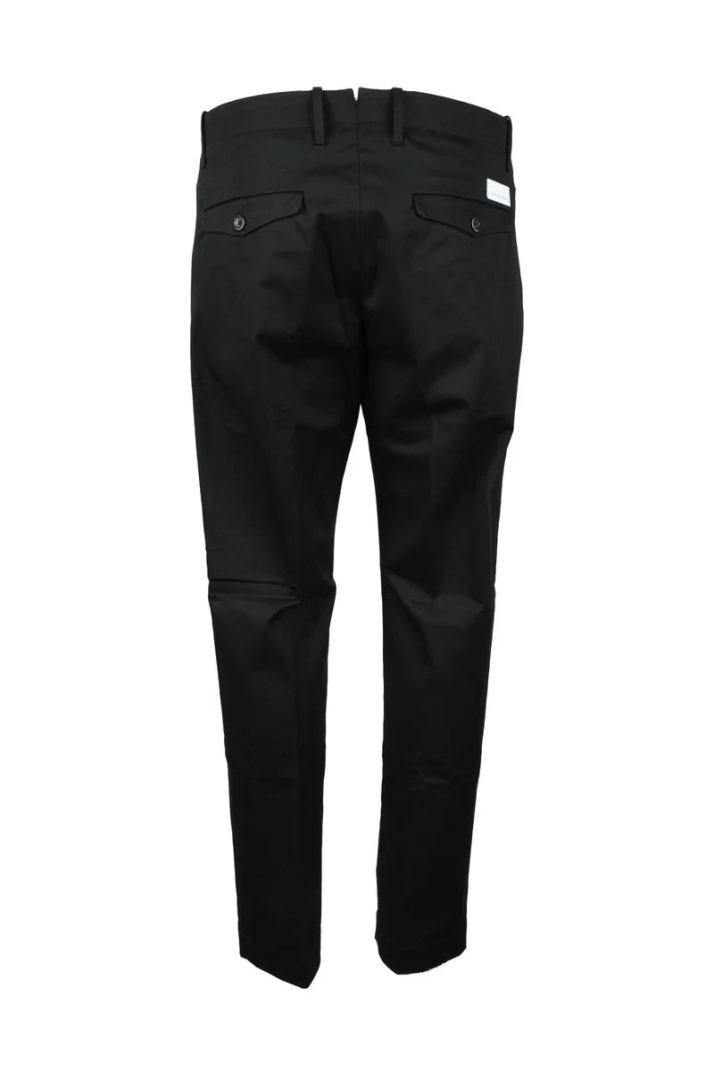 Nine:inthe:morning Pantaloni Cotone Stretch - Nero