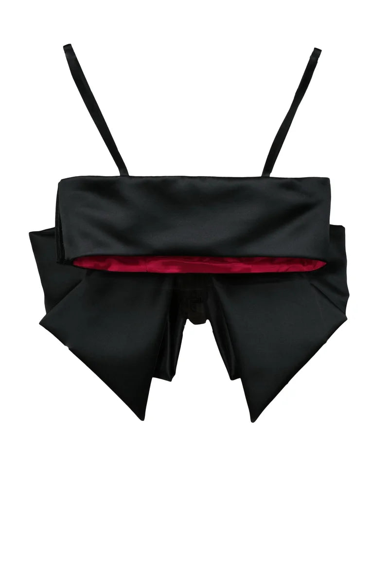 Nina Ricci Top Poliestere Fluido - Nero
