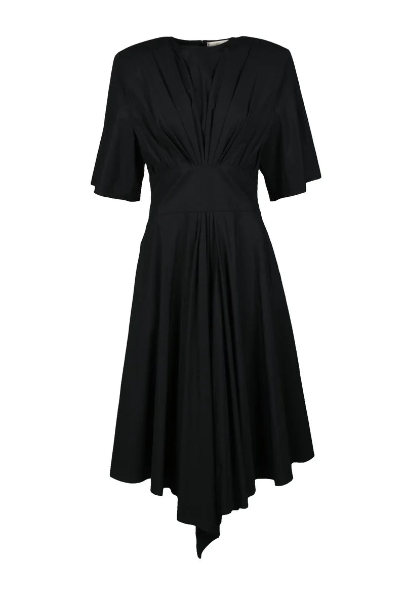 Alexandre Vauthier Abito Lungo Cotone - Nero