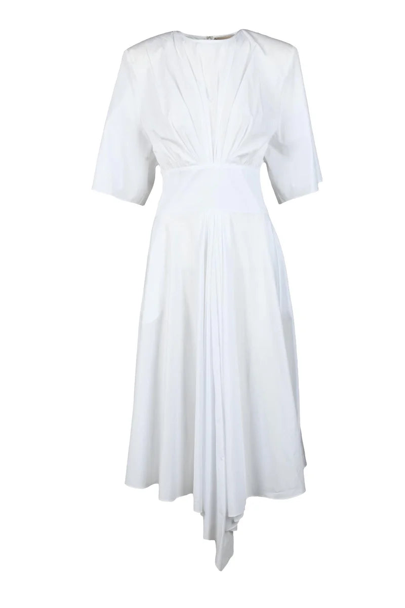 Alexandre Vauthier Abito Lungo Cotone - Nero
