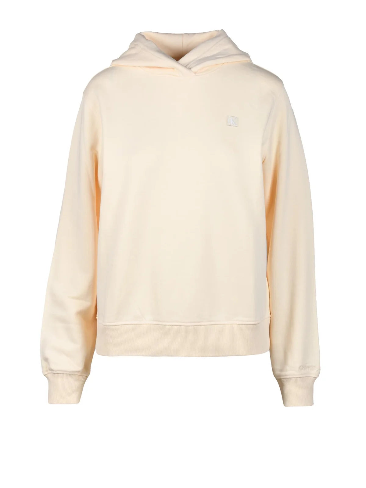 Calvin Klein Jeans Felpa Cotone Elastan - Cream