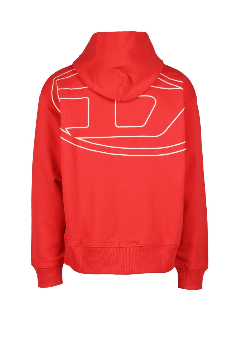 Diesel Felpa Uomo - Rosso