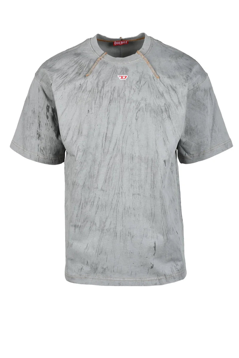 Diesel T-shirt Cotone - Grigio
