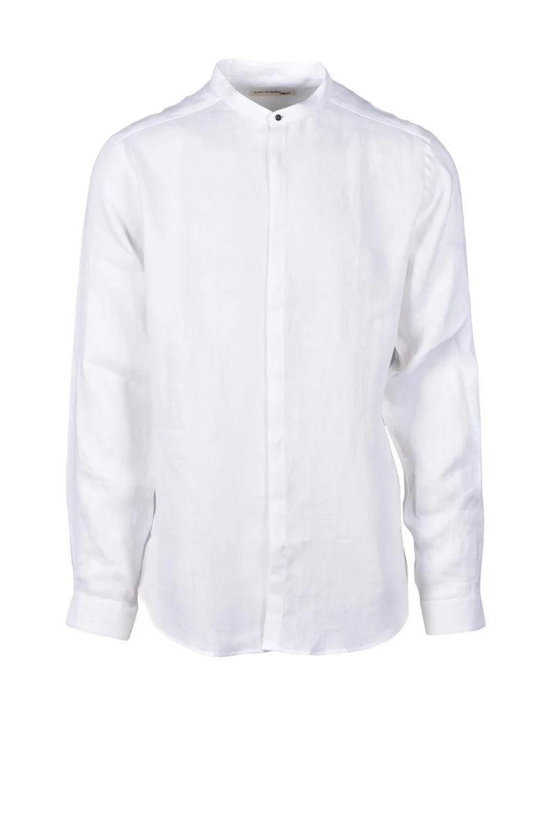 Deuxieme Camicia Lino - Bianco