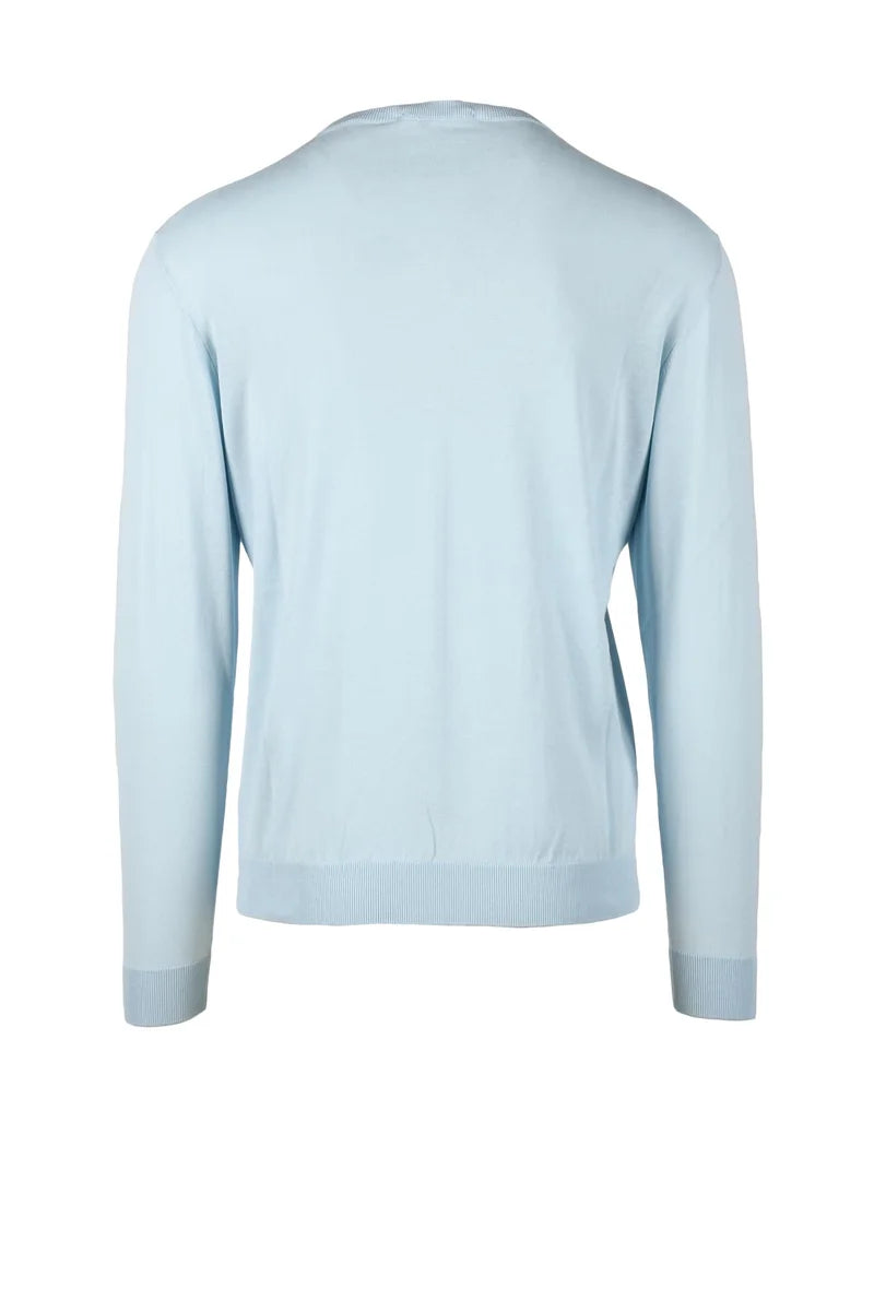 Filippo De Laurentiis Maglioncino Cotone - Celeste