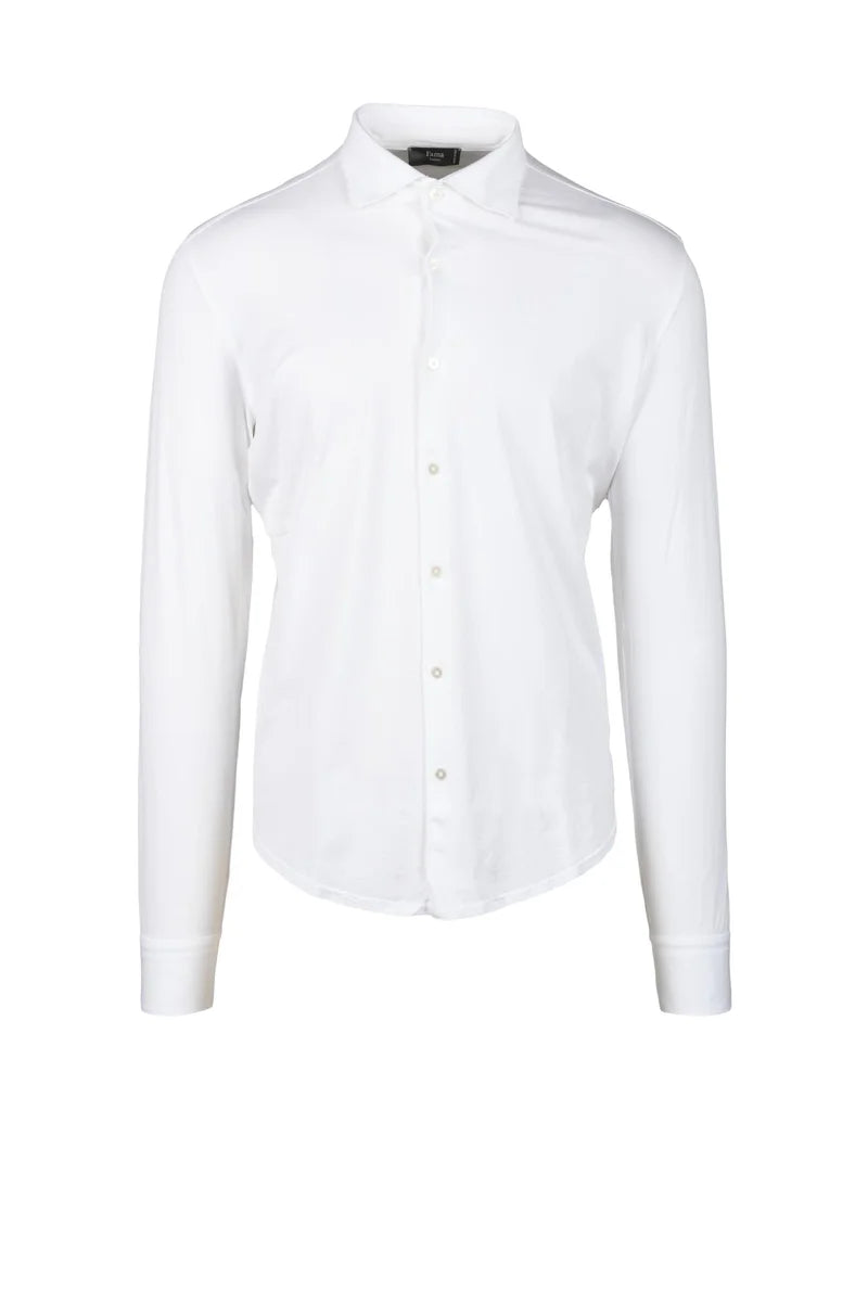 Fama Camicia Cotone - Bianco