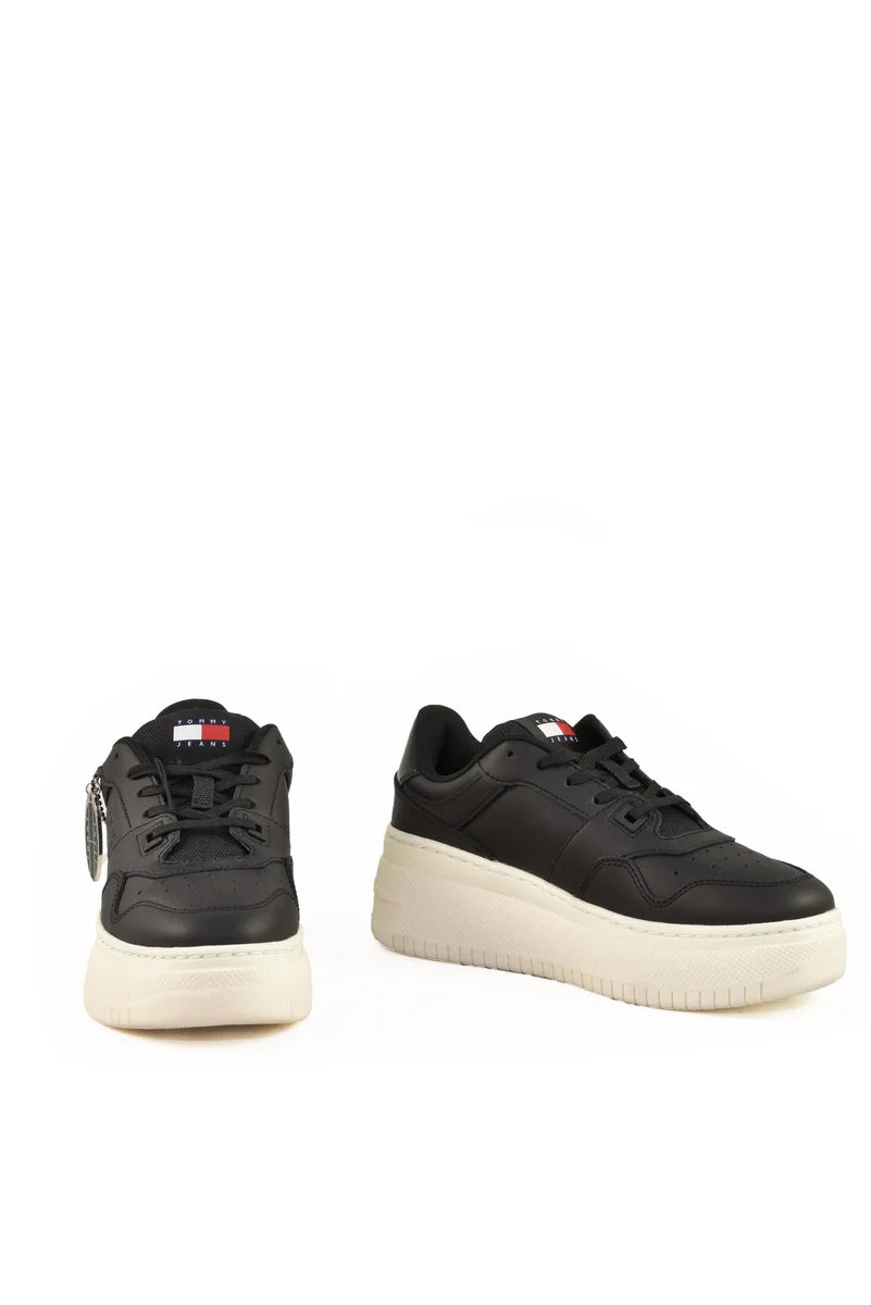 Tommy Jeans Sneakers Pelle - Nero
