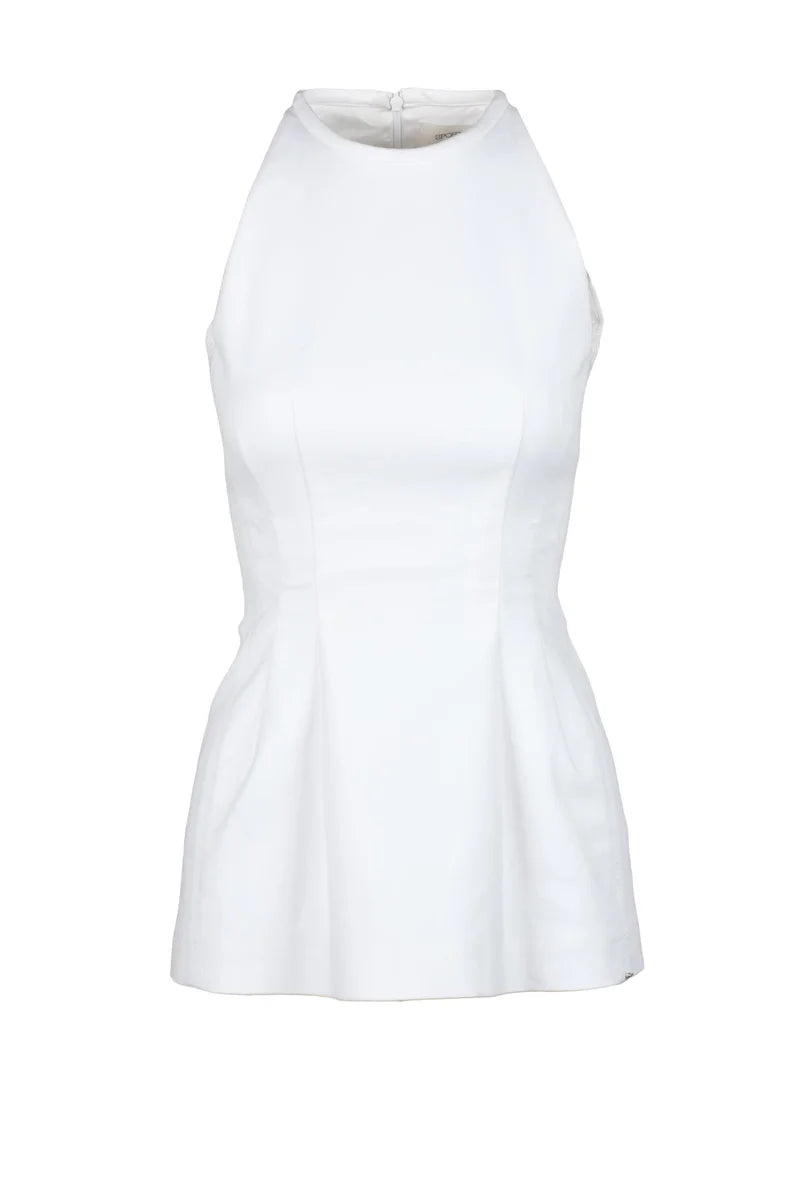 Sportmax Blusa Cotone/Elastan - Bianco