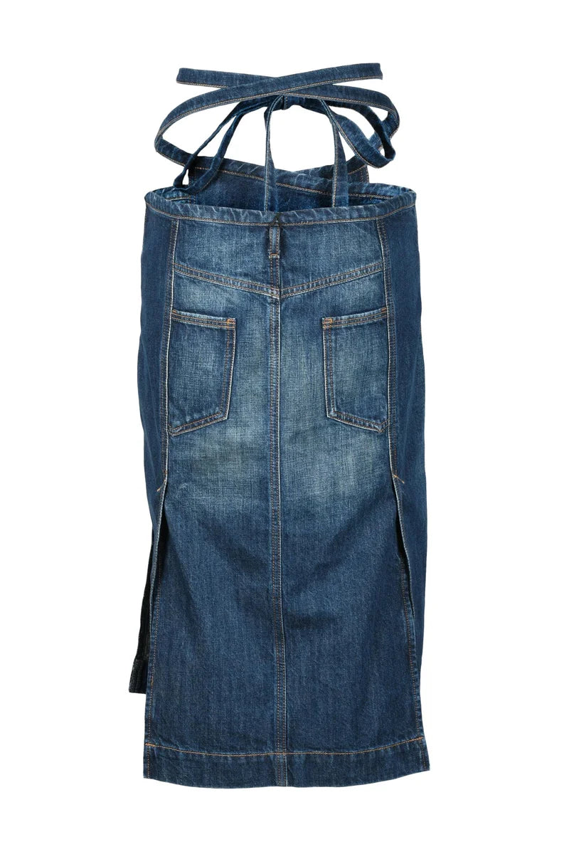 Sportmax Gonna Denim Blu