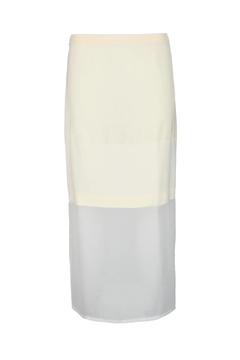 Sportmax Gonna Lunga Viscosa - Cream