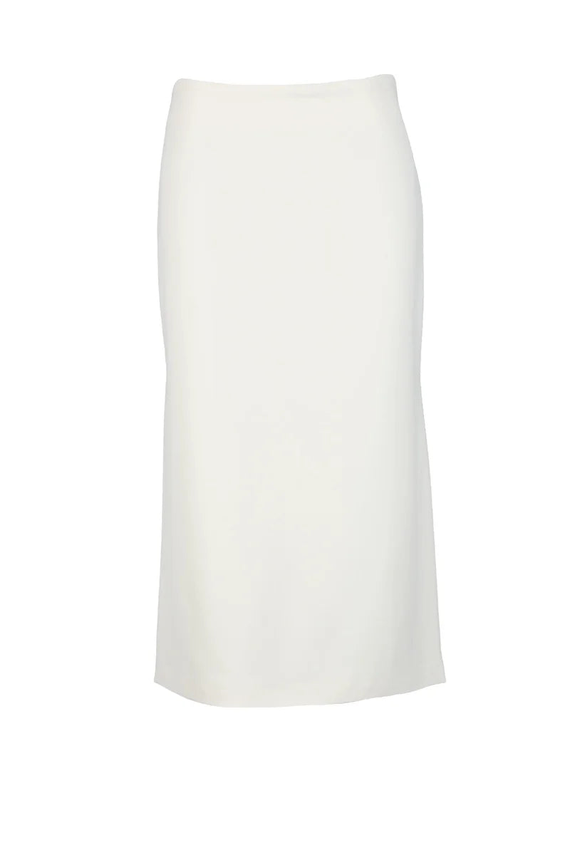 Sportmax Asymmetric White Skirt