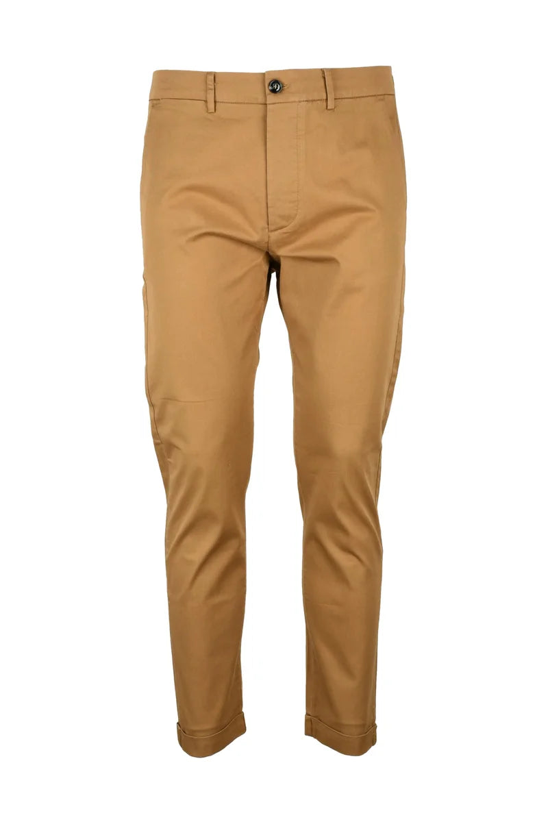 True Ny Pantalone Cotone Elastan - Marrone