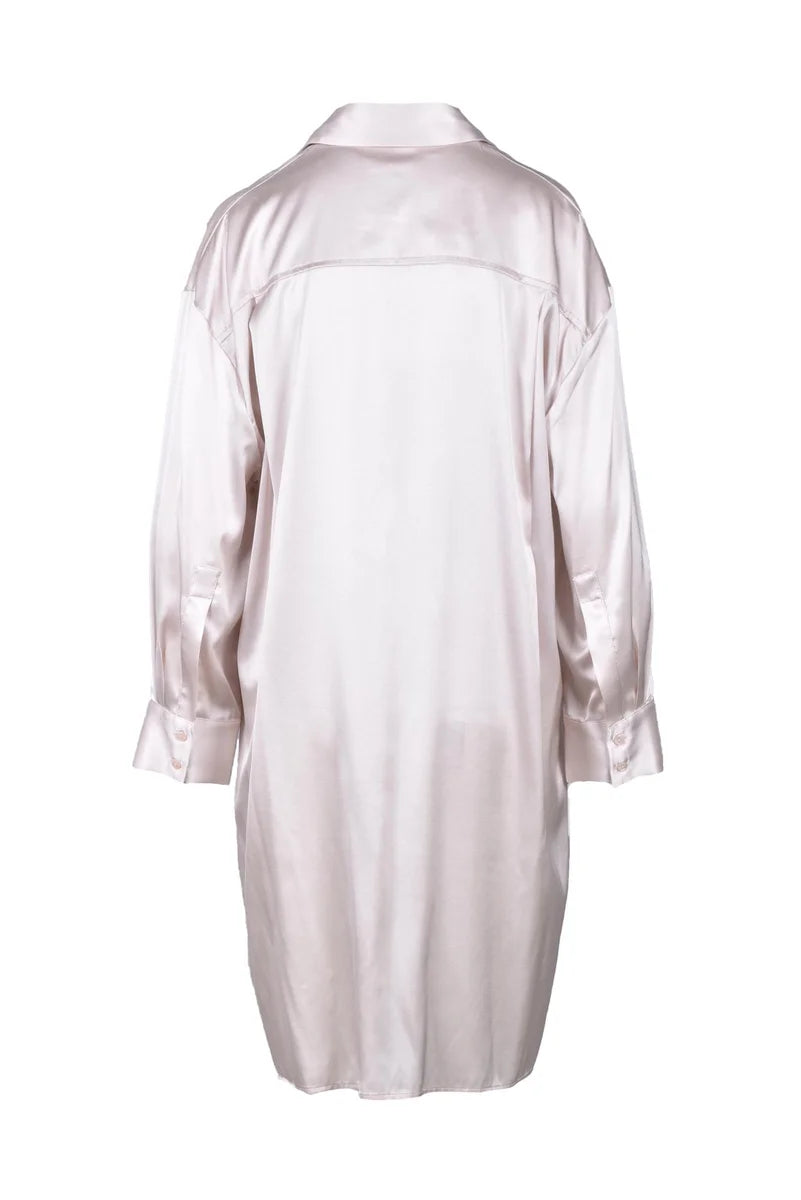 Wild Cashmere Camicia Seta Stretch - Beige