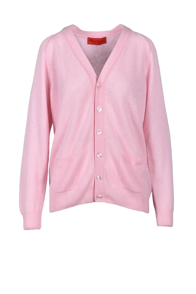Wild Cashmere Cardigan 100% Cashmere - White