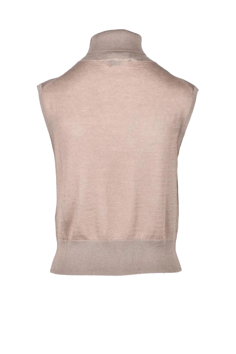 Wild Cashmere Top Seta e Cashmere - Taupe