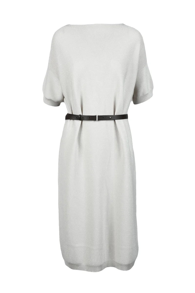 Fabiana Filippi Abito Lamé - Beige