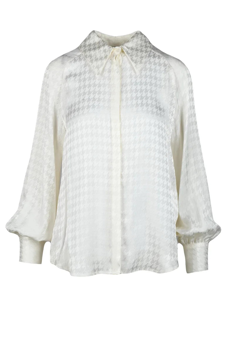 Fabiana Filippi Camicia Acetato Seta - Bianco