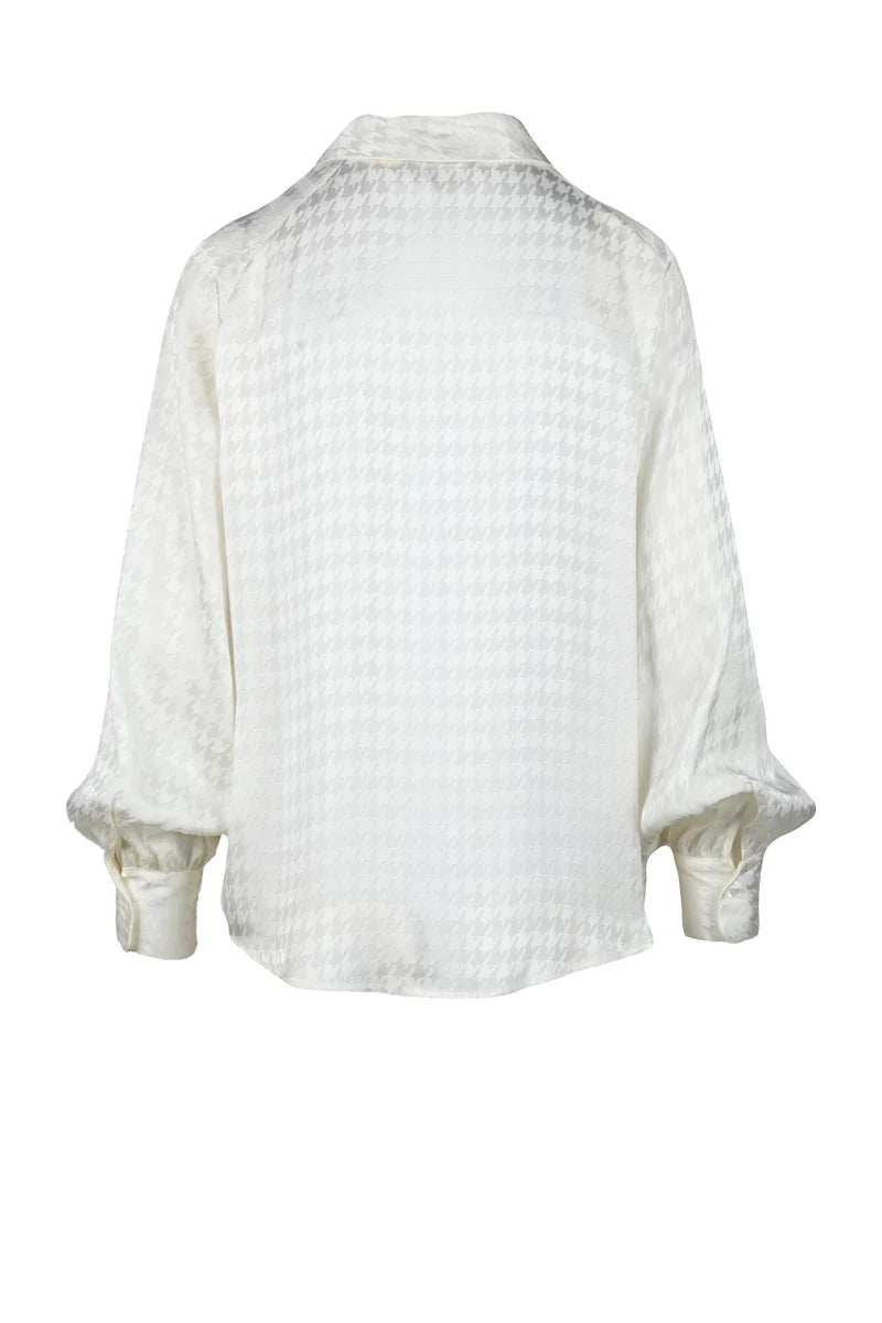 Fabiana Filippi Camicia Acetato Seta - Bianco