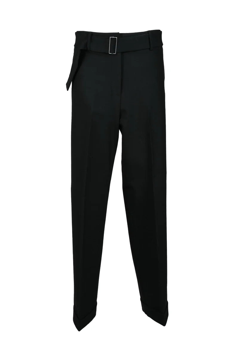 Fabiana Filippi Pantalone Lana Stretch - Nero