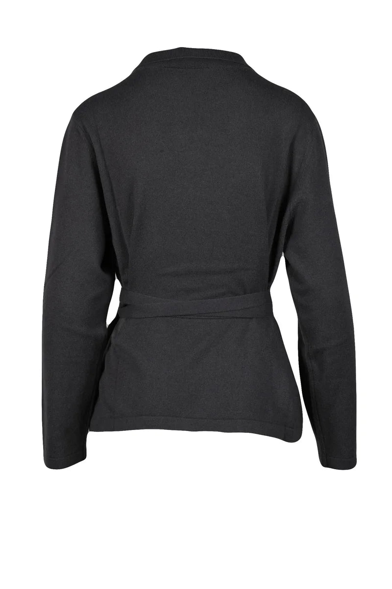 Fabiana Filippi Maglia Incrociata Lana Seta Cashmere - Marrone