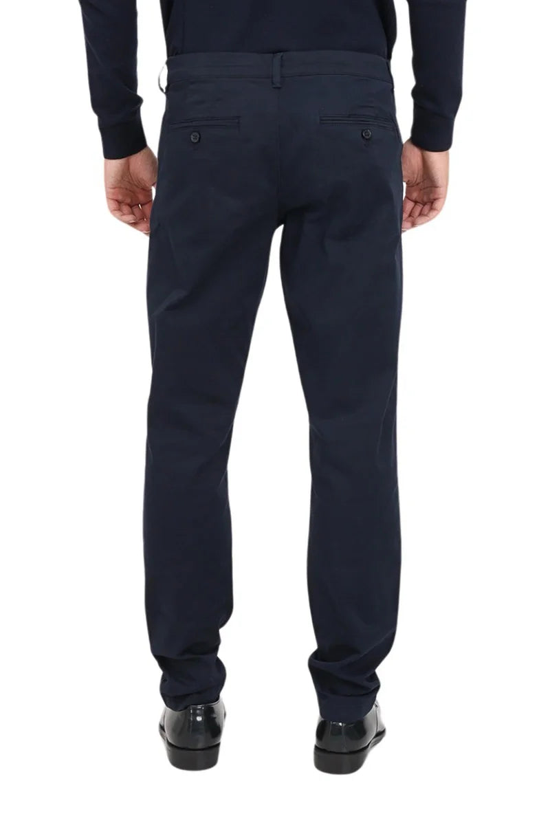 Selected Pantaloni Cotone Elastan - Blu