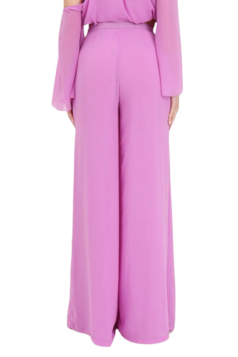 Simona Corsellini Pantalone Rosa Poliestere