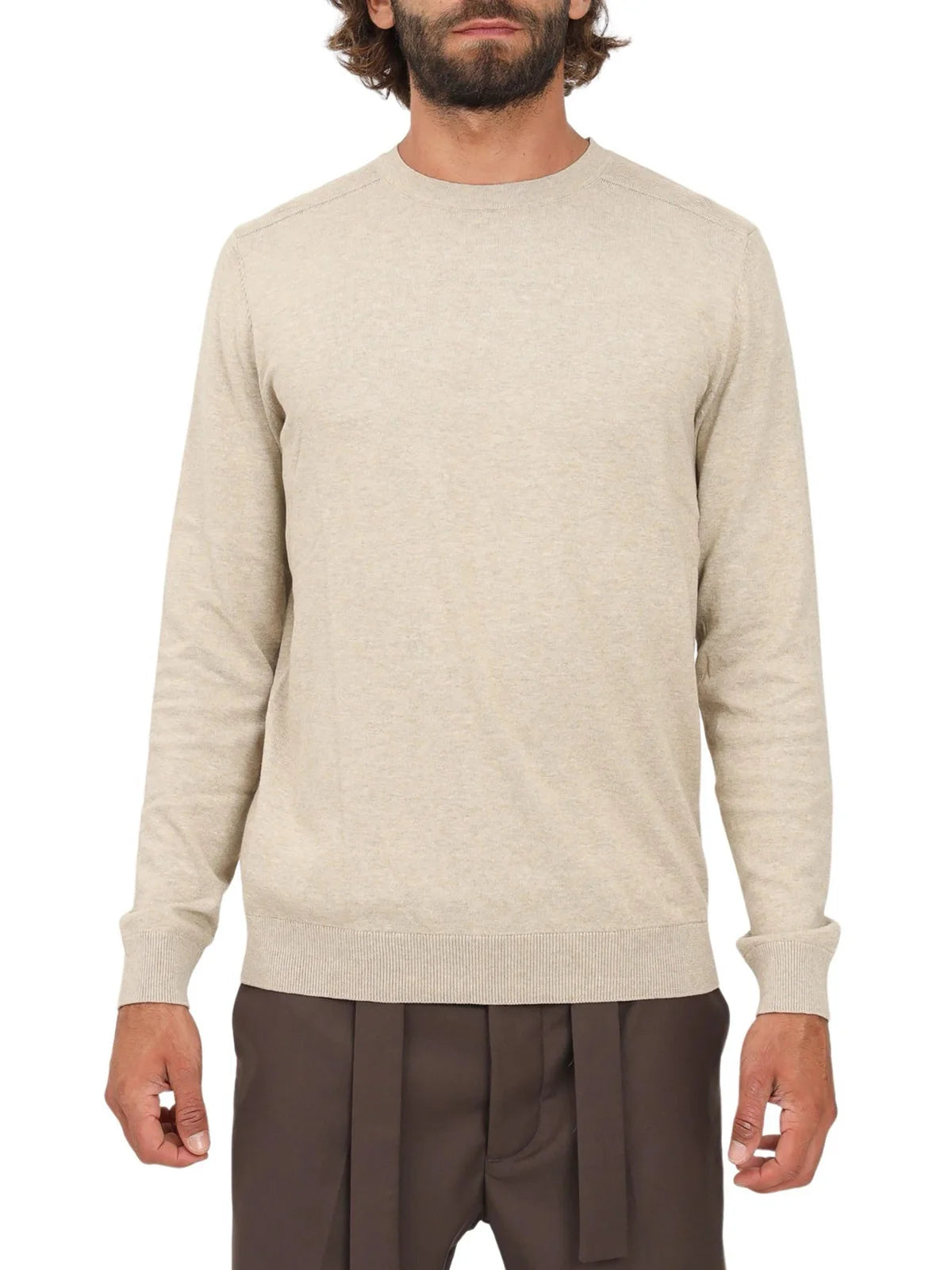 Selected Maglione Cotone - Beige
