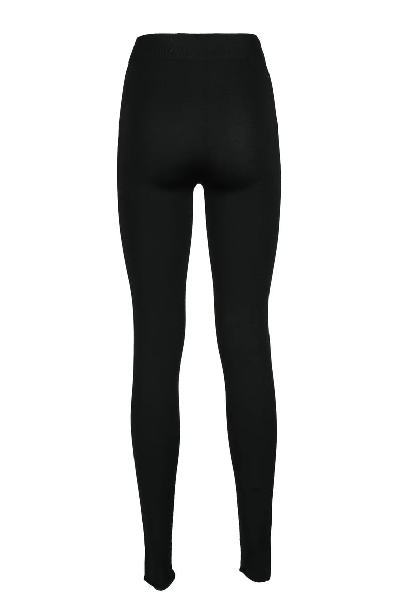 Fabiana Filippi Leggings Viscosa Poliestere - Nero