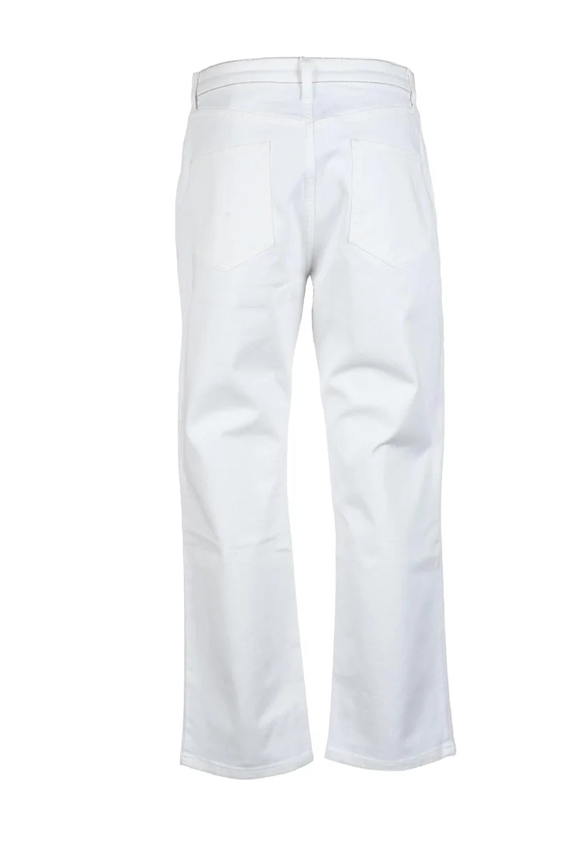 Fabiana Filippi Jeans Cotone Elastan - Bianco