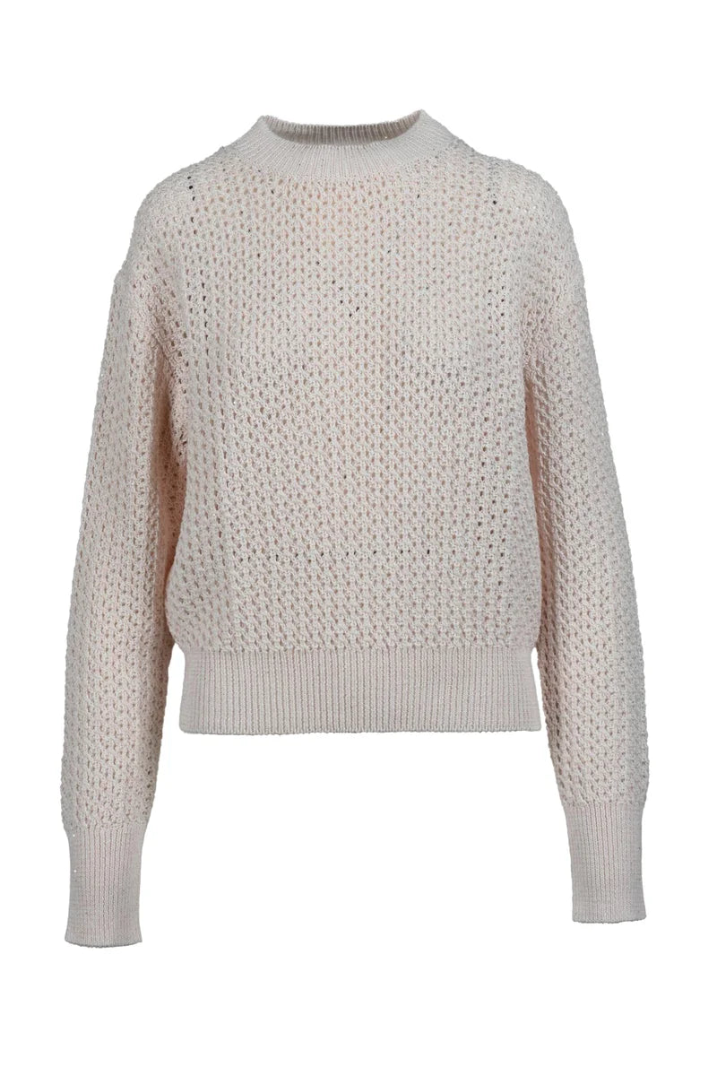 Fabiana Filippi Maglia Cotone Lino - Rosa